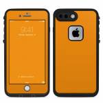 Solid State Orange LifeProof iPhone 8 Plus fre Case Skin