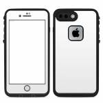 Solid State White LifeProof iPhone 8 Plus fre Case Skin