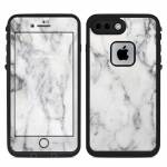 White Marble LifeProof iPhone 8 Plus fre Case Skin