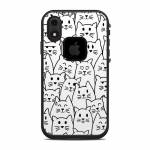 Moody Cats LifeProof iPhone XR fre Case Skin