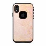 Rose Gold Marble LifeProof iPhone XR fre Case Skin