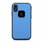 Solid State Blue LifeProof iPhone XR fre Case Skin
