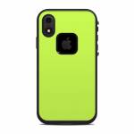 Solid State Lime LifeProof iPhone XR fre Case Skin