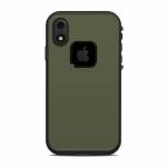 Solid State Olive Drab LifeProof iPhone XR fre Case Skin