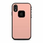 Solid State Peach LifeProof iPhone XR fre Case Skin