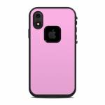 Solid State Pink LifeProof iPhone XR fre Case Skin