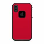 Solid State Red LifeProof iPhone XR fre Case Skin