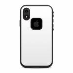 Solid State White LifeProof iPhone XR fre Case Skin