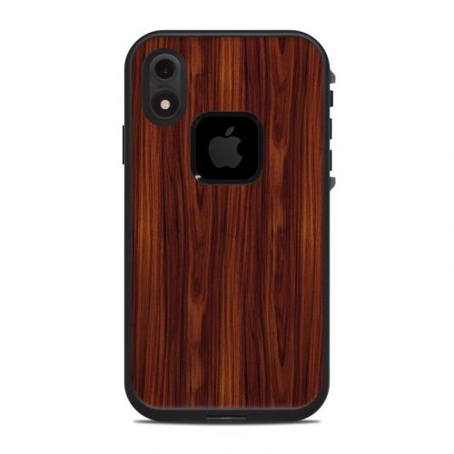 Dark Rosewood LifeProof iPhone XR fre Case Skin