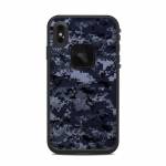 Digital Navy Camo LifeProof iPhone XS Max fre Case Skin