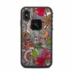 Doodles Color LifeProof iPhone XS Max fre Case Skin