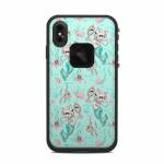 Merkittens with Pearls Aqua LifeProof iPhone XS Max fre Case Skin