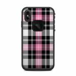 Pink Plaid LifeProof iPhone XS Max fre Case Skin