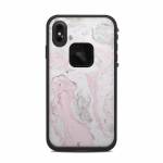 Rosa Marble LifeProof iPhone XS Max fre Case Skin