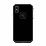 Solid State Black LifeProof iPhone XS Max fre Case Skin