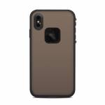 Solid State Flat Dark Earth LifeProof iPhone XS Max fre Case Skin