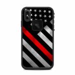 Thin Red Line Hero LifeProof iPhone XS Max fre Case Skin
