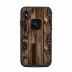 Weathered Wood LifeProof iPhone XS Max fre Case Skin