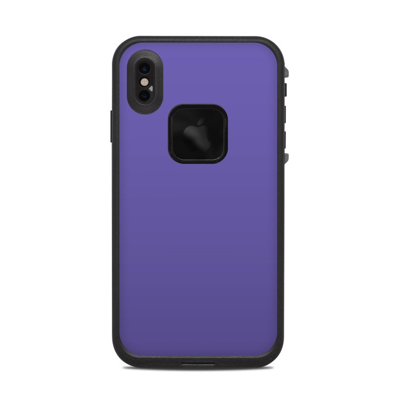 LifeProof iPhone XS Max fre Case Skin design of Blue, Violet, Sky, Purple, Daytime, Black, Lilac, Cobalt blue, Pink, Azure with purple colors