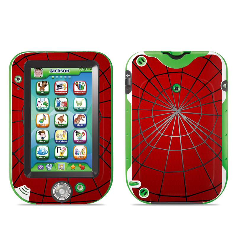 LeapFrog LeapPad Ultra Skin design of Red, Symmetry, Circle, Pattern, Line, with red, black, gray colors