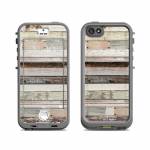 Eclectic Wood LifeProof iPhone SE, 5s nuud Case Skin