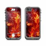 Flower Of Fire LifeProof iPhone SE, 5s nuud Case Skin