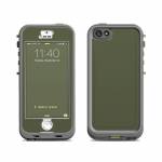 Solid State Olive Drab LifeProof iPhone SE, 5s nuud Case Skin