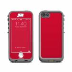 Solid State Red LifeProof iPhone SE, 5s nuud Case Skin