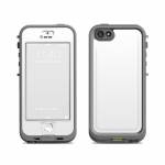 Solid State White LifeProof iPhone SE, 5s nuud Case Skin