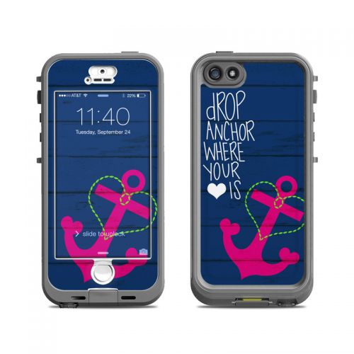 Drop Anchor LifeProof iPhone SE, 5s nuud Case Skin
