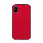 Solid State Red LifeProof iPhone X Next Case Skin