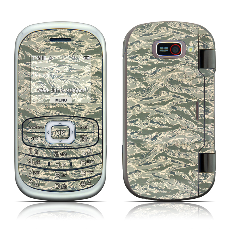 LG Octane VN530 Skin design of Pattern, Grass, Plant, with gray, green colors