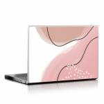 Abstract Pink and Brown Laptop Skin