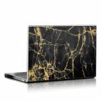 Black Gold Marble Laptop Skin