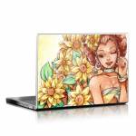 Lady Sunflower Laptop Skin
