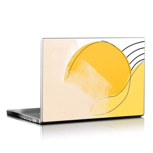 Abstract Yellow Laptop Skin