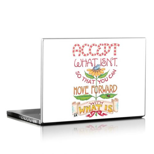 Accept What Isn't Laptop Skin
