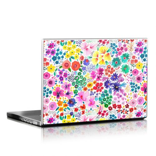 Artful Little Flowers Laptop Skin