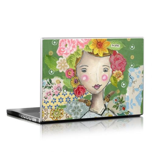 Be Glad Laptop Skin