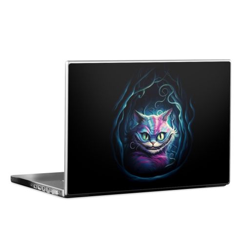 Blue Cheshire Cat Laptop Skin