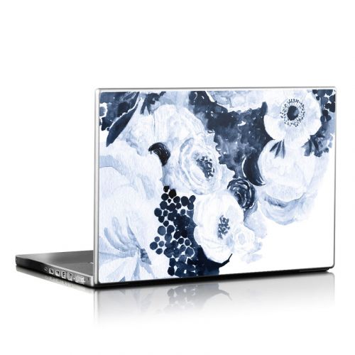 Blue Blooms Laptop Skin