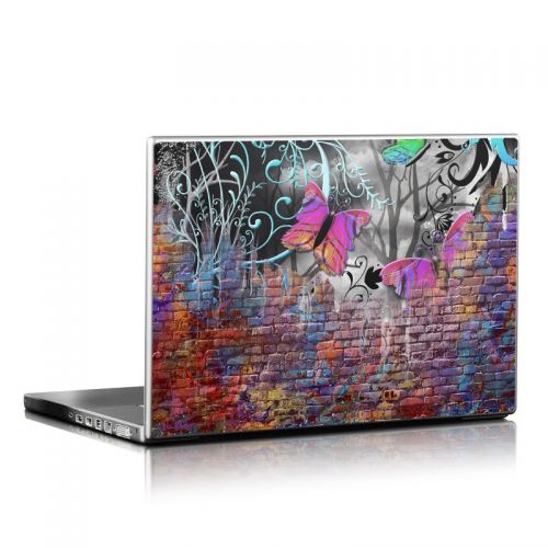 Butterfly Wall Laptop Skin