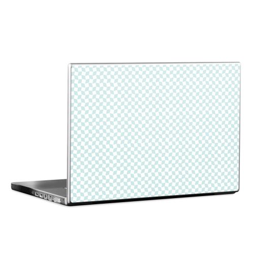 Checker Light Blue Laptop Skin