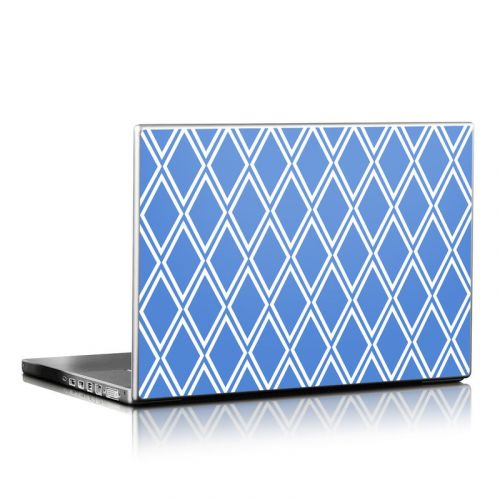 Blue Checks Laptop Skin