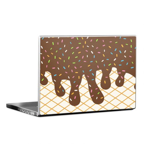Chocolate Ice Cream Drip Laptop Skin