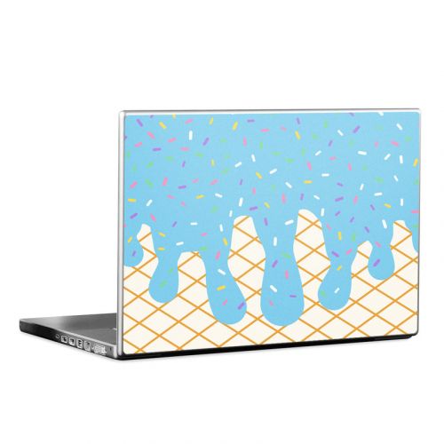 Cotton Candy Ice Cream Drip Laptop Skin