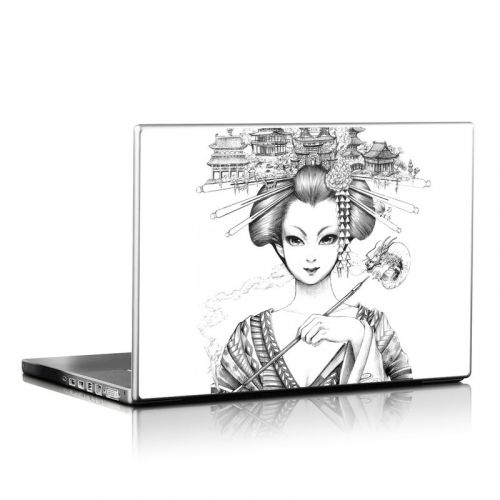 Geisha Sketch Laptop Skin