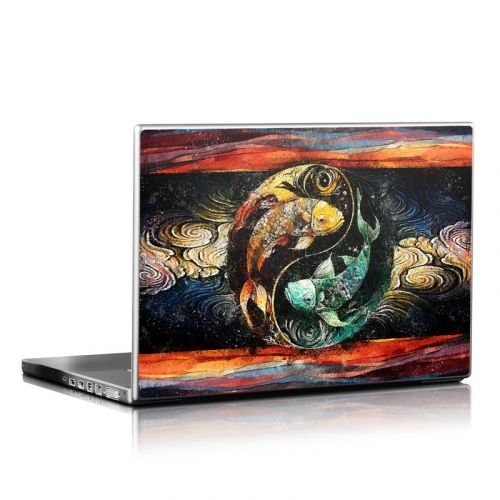 Koi Fish Yin Yang Laptop Skin