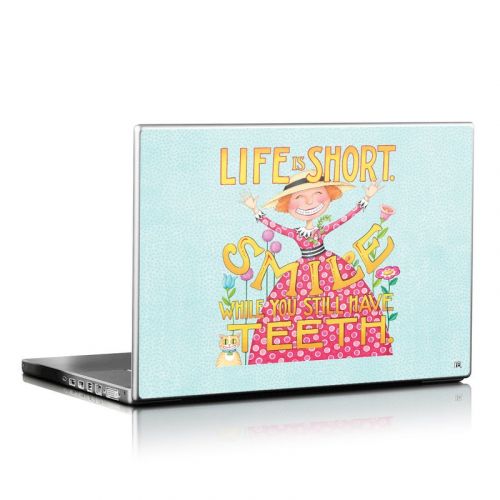 Life is Short Laptop Skin