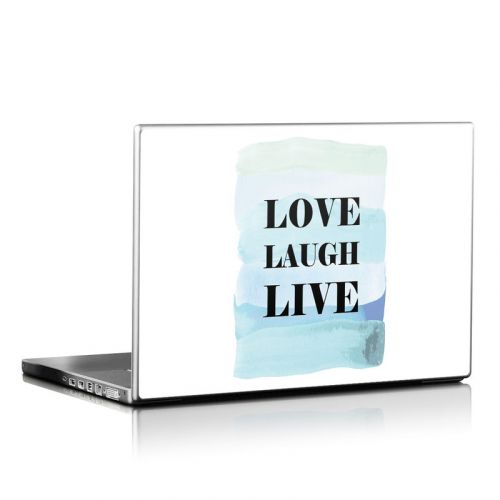 Love Laugh Live Laptop Skin